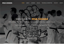 Tablet Screenshot of gojukai-canada.com